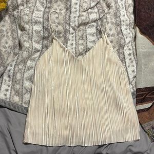 Full Tilt White/Beige Top XS